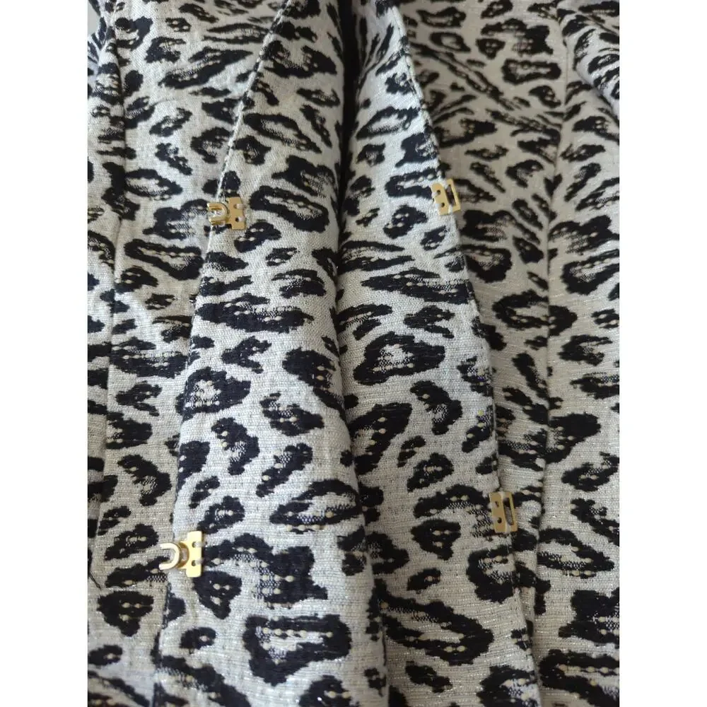 Liu Jo Milano Woman Animal Print Coat size 40